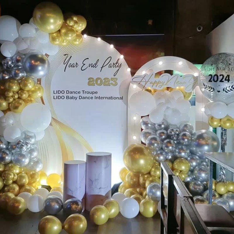 thi công backdrop tiệc công ty giá rẻ