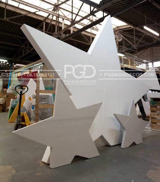 làm booth sự kiện mô hình formex backdrop vách ngăn