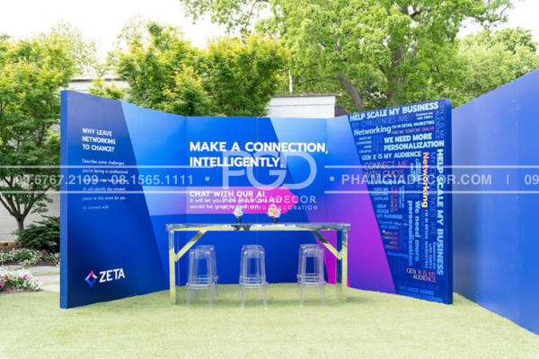 thi công booth sự kiện 30/4 giá rẻ