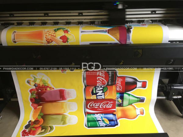 bảng gái cắt decal chữ