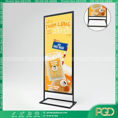 Thiết kế bảng hiệu Standee ấn tượng, bền đẹp tại TPHCM