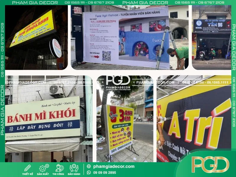 làm bảng hiệu bạt