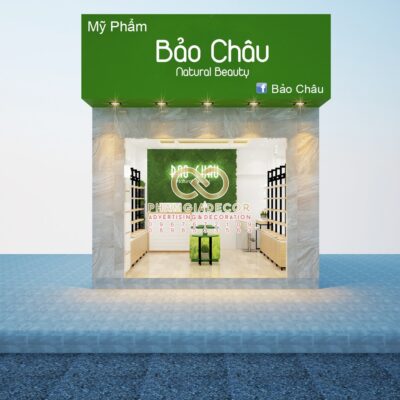 Biển quảng cáo SHOP mỹ phẩm