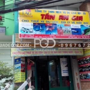 Làm bảng hiệu Alu công ty Vé Máy Bay