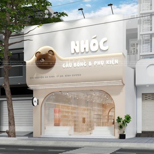 Bảng hiệu Art Decor shop gấu