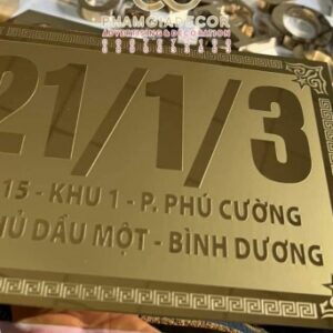 Làm bảng tên công ty tại Bình Dương