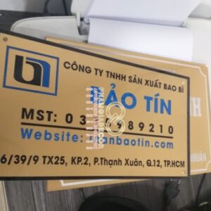 Làm bảng tên công ty tại Quận 12