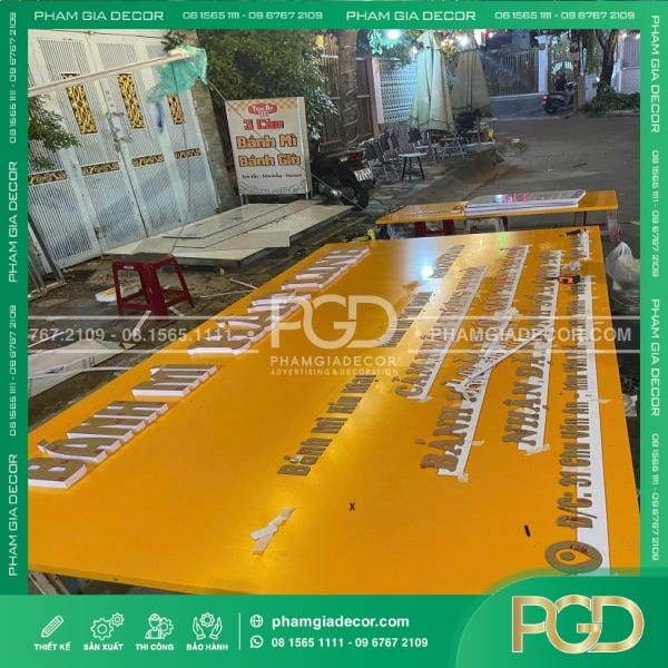 cập nhật địa chỉ bảng hiệu theo địa giới mới