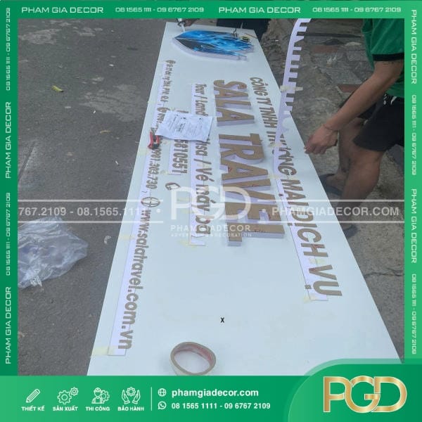 dịch vụ sửa địa chỉ bảng hiệu