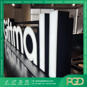 Gia Công Chữ Nhôm Không Gờ