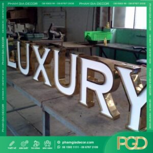Gia Công Chữ Nổi 3D Giá Rẻ