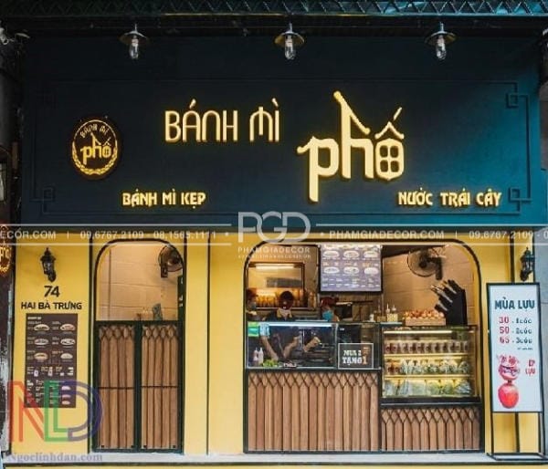 làm bảng hiệu quận gò vấp thiết kế hiện đại có led