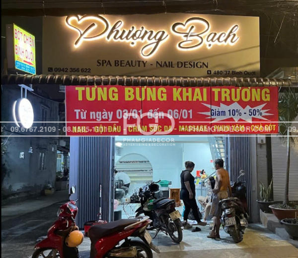 làm bảng hiệu quận bình thạnh bạt băng rôn hiflex