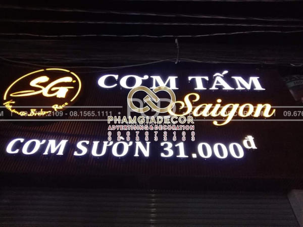 làm bảng hiệu chữ nổi quận 8