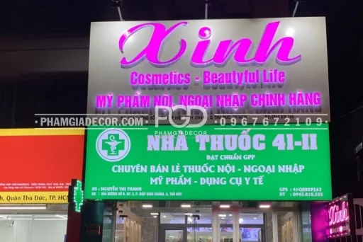 Thi công bảng hiệu tại Quận Tân Phú 4 Thi công bảng hiệu tại Quận Tân Phú - Ảnh 3