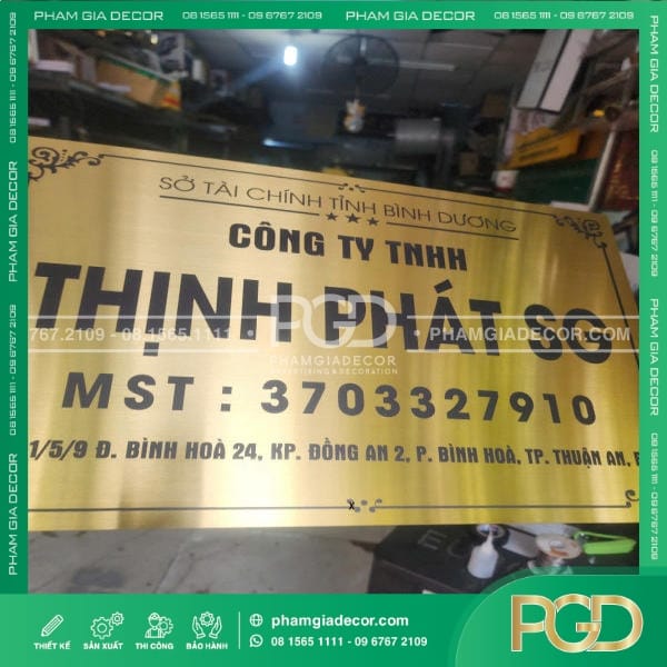 thay đổi địa chỉ bảng hiệu sau sáp nhập