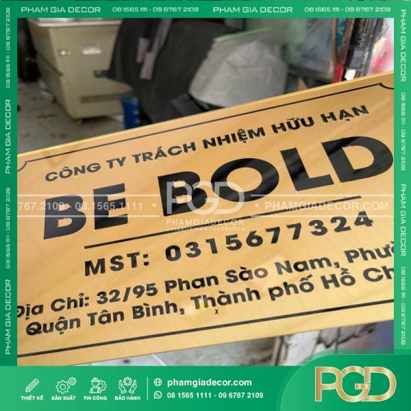 thay đổi địa chỉ bản hiệu sau cập nhật phường