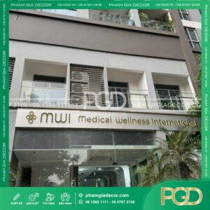 Làm bảng hiệu Alu Phòng Khám Quốc Tế