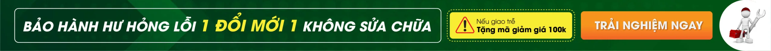 bảo hành làm bảng hiệu