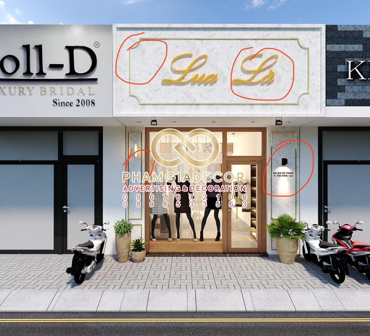 Thi công bảng hiệu inox mica giá rẻ