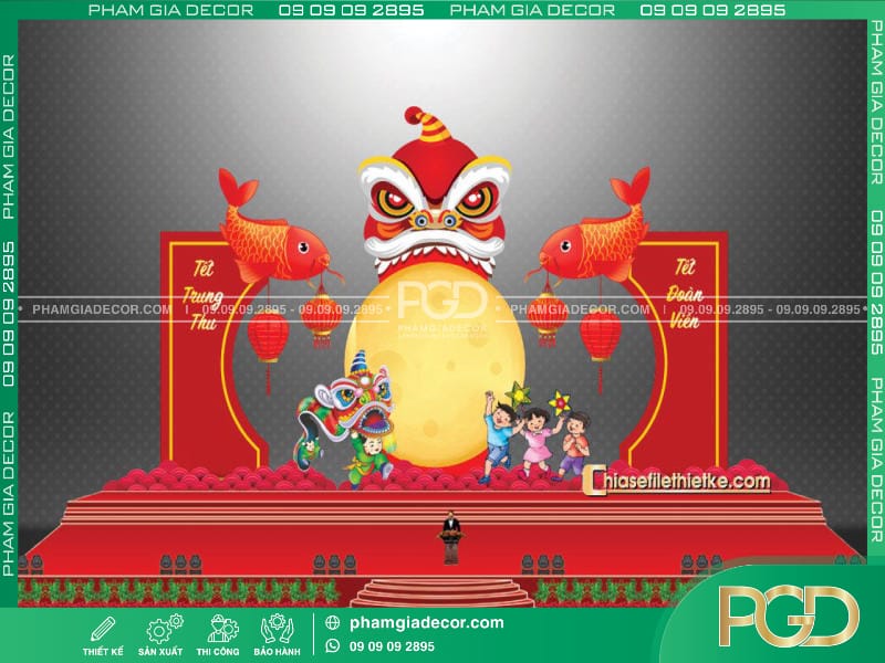 gia công in backdrop trung thu