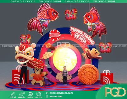 sản xuất gia công mô hình trung thu