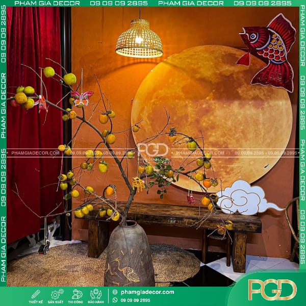 thi công trang trí trung thu trọn gói