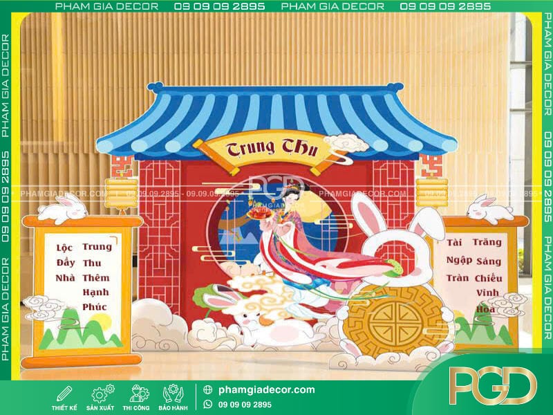 xu hướng thiết kế trang trí sân khấu trung thu