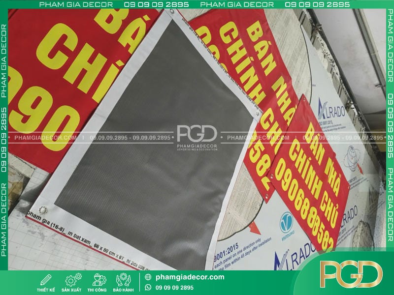 bạt hiflex thường có gân in kỹ thuật