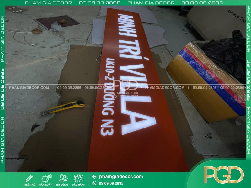 hộp đèn alu am led đẹp