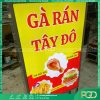 hộp đèn gà rán 2 mặt bạt chân đứng