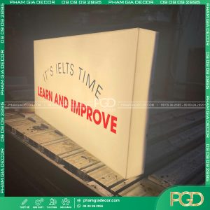 hộpn đèn mica âm led