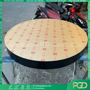 hộp đèn mica đường kính 80