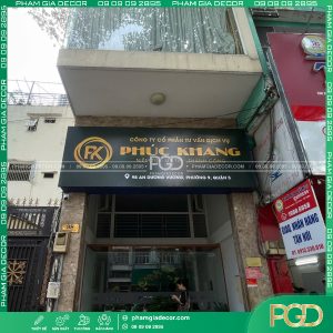 làm bảng hiệu bạt mặt tiền công ty