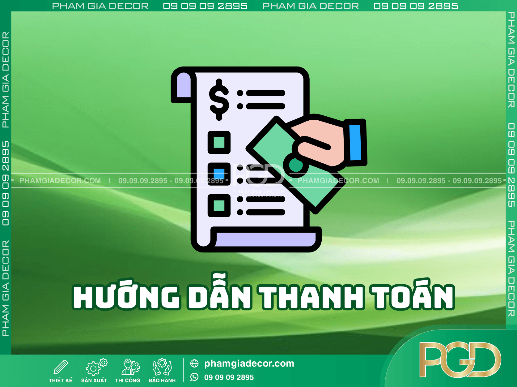 Hướng dẫn thanh toán từng bước cụ thể