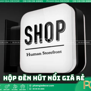 Giới thiệu về hộp đèn hút nổi giá rẻ uy tín