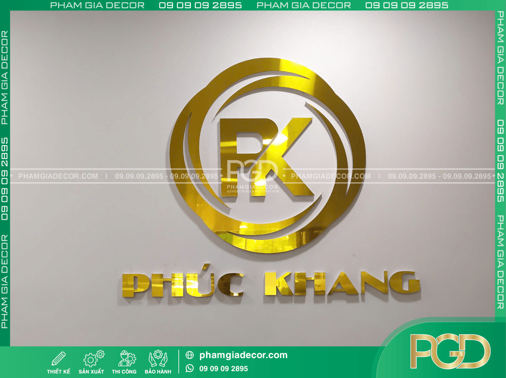 Bảng hiệu đẹp art decor thiết kế phi đối xứng