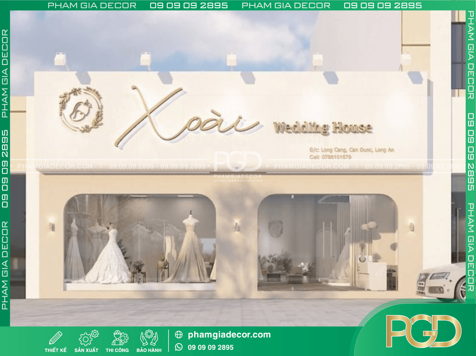 Bảng hiệu đẹp quần áo sáng tạo và tinh tế