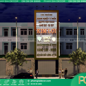 Bảng hiệu lam nhôm định hình