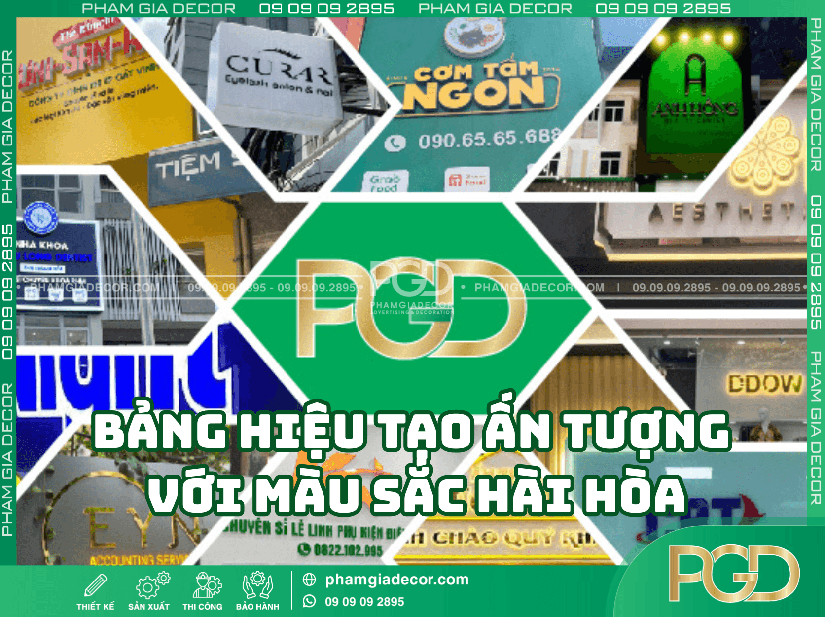 Cách thiết kế bảng hiệu đẹp thu hút khách hàng