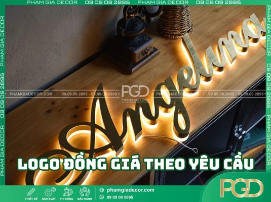 Phạm Gia Decor cung cấp dịch vụ làm logo giá rẻ tại TPHCM