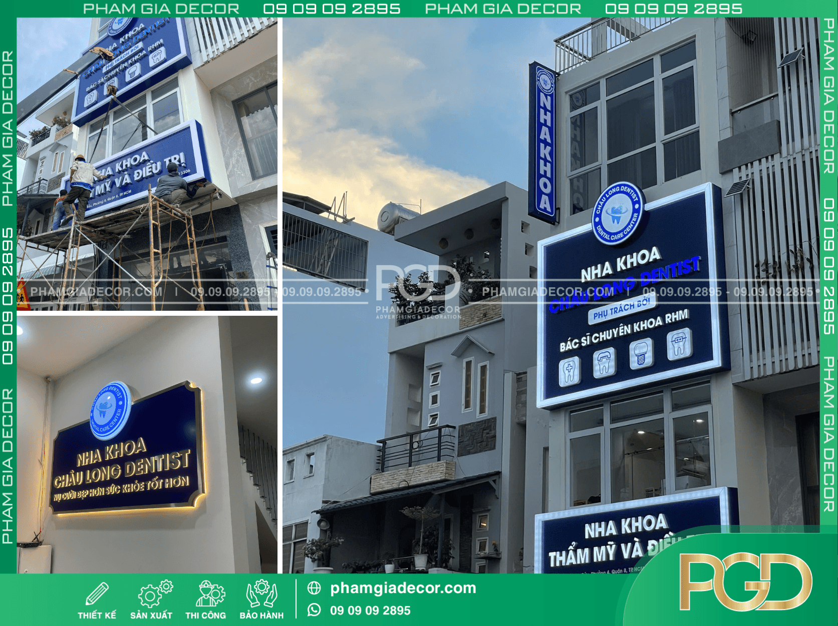 Phạm Gia Decor đơn vị thi công bảng hiệu tphcm