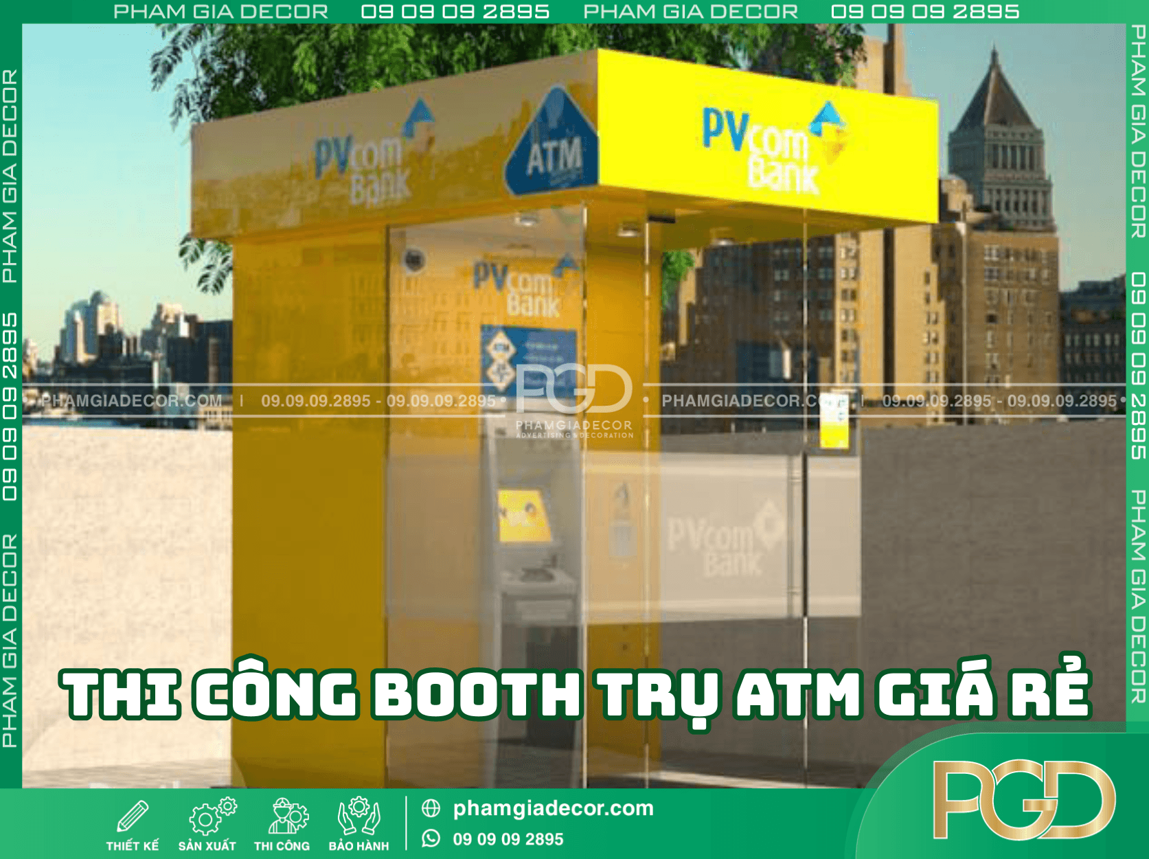 Kinh nghiệm chọn đối tác thi công booth atm giá rẻ