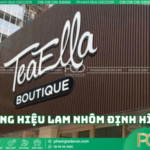 Kinh nghiệm làm bảng hiệu lam nhôm định hình