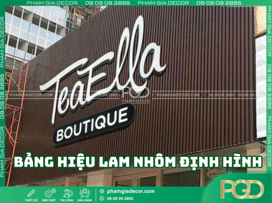 Kinh nghiệm làm bảng hiệu lam nhôm định hình
