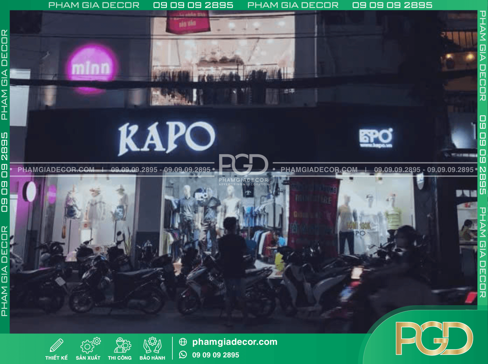 Cập nhật quy trình chi tiết thi công bảng hiệu