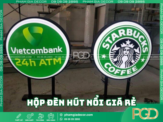 Tại sao nên làm hộp đèn hút nổi giá rẻ