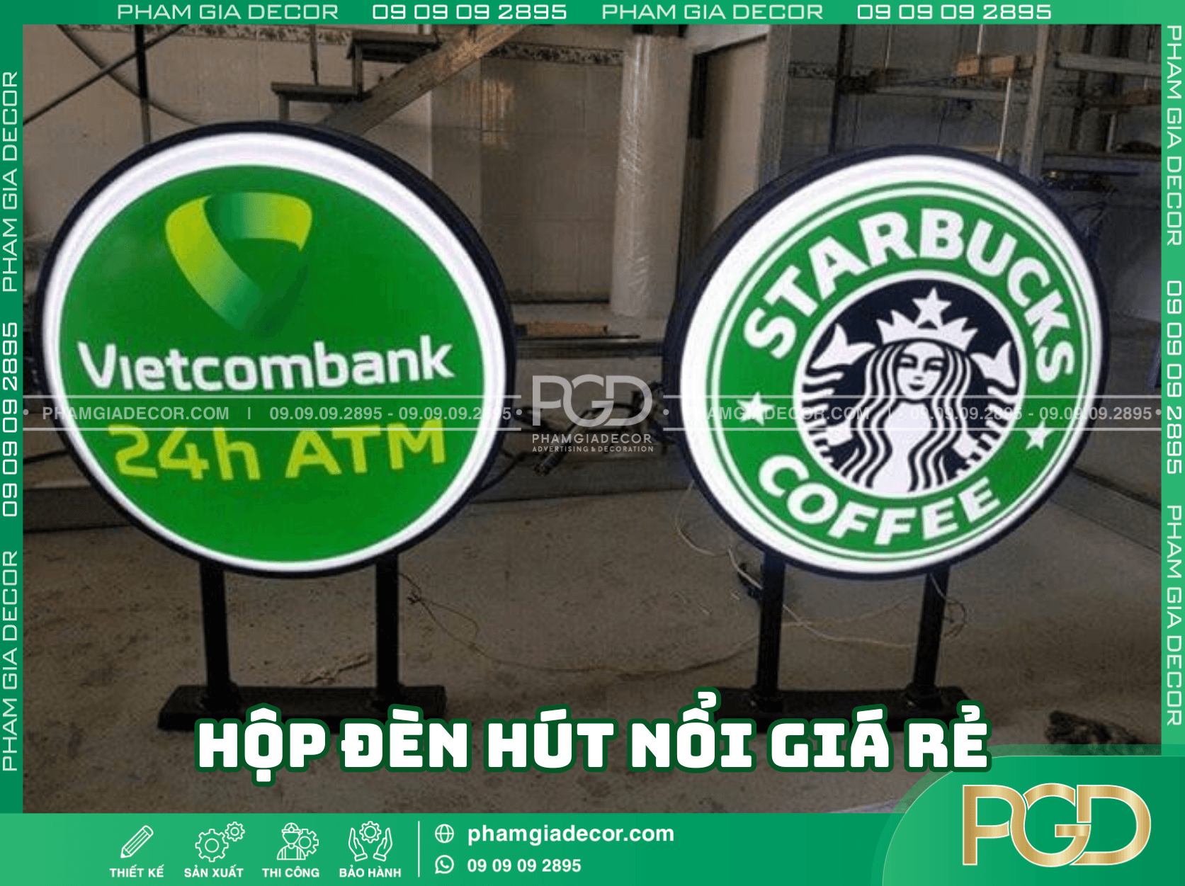 Tại sao nên làm hộp đèn hút nổi giá rẻ