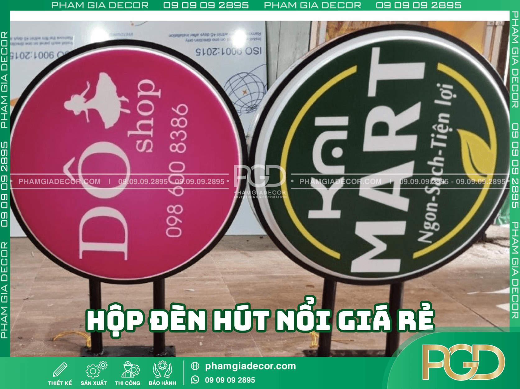 Tiết kiệm chi phí với hộp đèn hút nổi giá rẻ