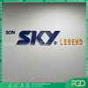 Logo Alu Cắt Bồi Formex Dán Tường Văn Phòng R&P Sky